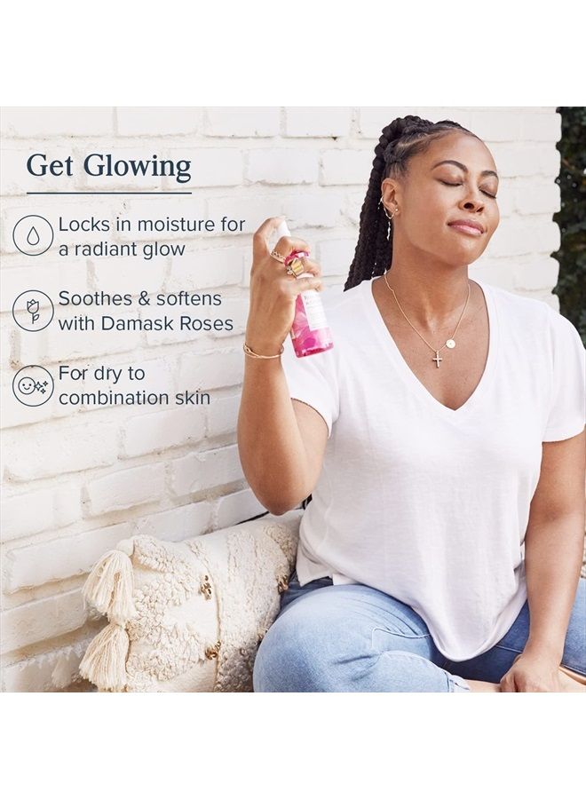 Heritage Store Rosewater & Glycerin Hydrating Facial Mist, for Dry Combination Skin Care, Rose Water Spray for Face with Vegetable Glycerine, Made Without Dyes or Alcohol, Vegan & Cruelty Free, 4oz - Image 2