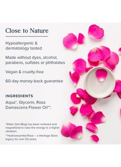 Heritage Store Heritage Store Rosewater & Glycerin Hydrating Facial Mist, for Dry Combination Skin Care, Rose Water Spray for Face with Vegetable Glycerine, Made Without Dyes or Alcohol, Vegan & Cruelty Free, 4oz  - Image 4