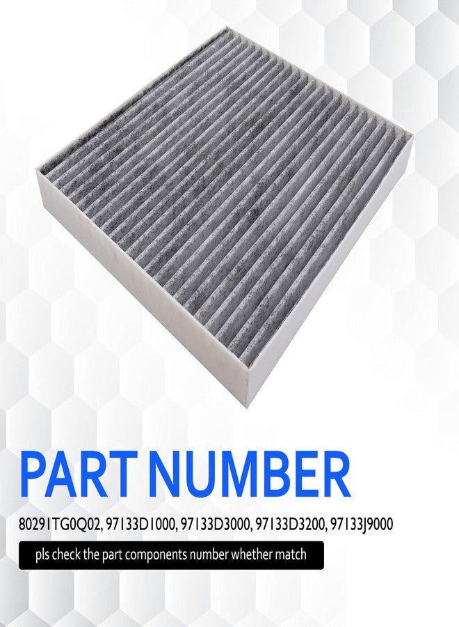 OXCANO فلتر هواء المقصورة OXCANO CAF1948P متوافق مع سيارات هيونداي كونا (2018-2023)، توسان (2016-2021)، فيلوستر (2019-2021)، فيلوستر N (2020-2022)، فينيو (2020-2024)، كيا سيلتوس (2021-2024)، سول (2020-2024)، سبورتاج - Image 5