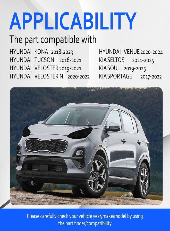 OXCANO فلتر هواء المقصورة OXCANO CAF1948P متوافق مع سيارات هيونداي كونا (2018-2023)، توسان (2016-2021)، فيلوستر (2019-2021)، فيلوستر N (2020-2022)، فينيو (2020-2024)، كيا سيلتوس (2021-2024)، سول (2020-2024)، سبورتاج - Image 4