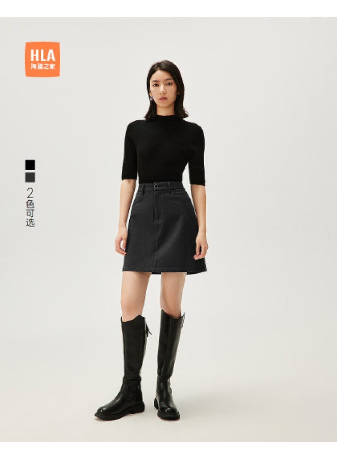 HLA Spring And Autumn Slimming Commuting Professional A-Line Skirt For Women - Image 1