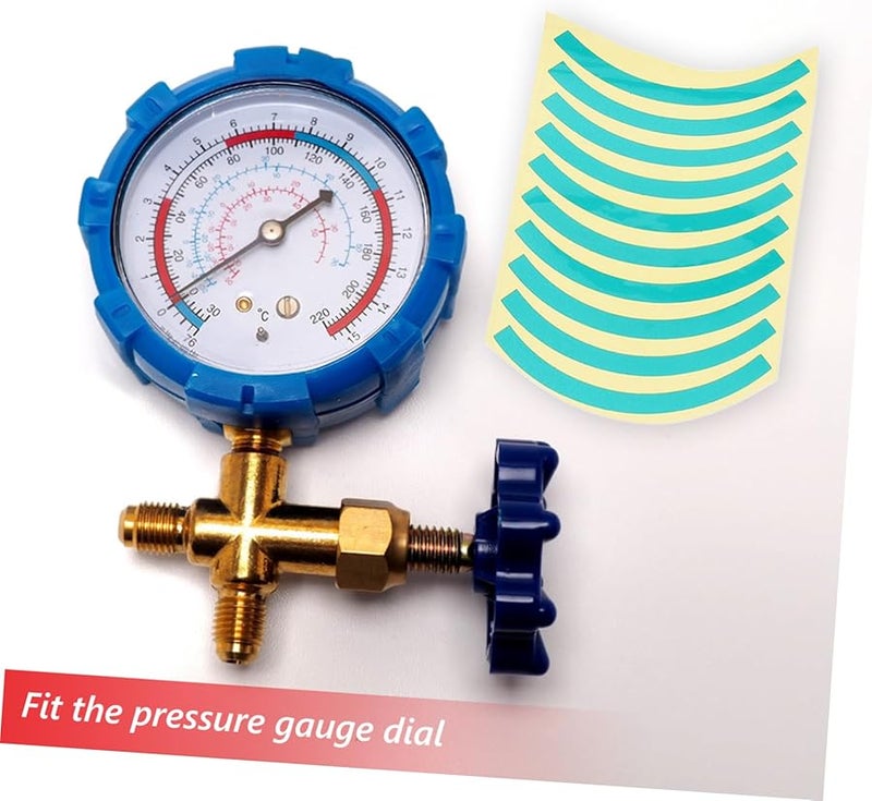 60pcs Pressure Gauge Limit Marking Decals 7X0 5X0 1CM Fade Resistant Industrial Stickers - Image 5