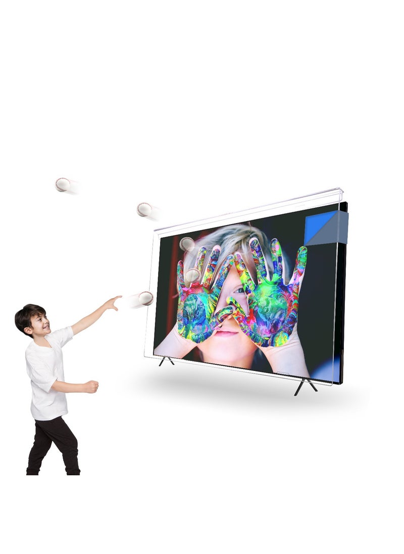 Sea Technology - 50 Inch Tv Screen Protector, Made of Solid Acrylic Material with a Thickness of 3 mm, Anti Blue light, Anti Scratches, Guard against Radiation, Compatible with all Types of Tv screens - Image 1