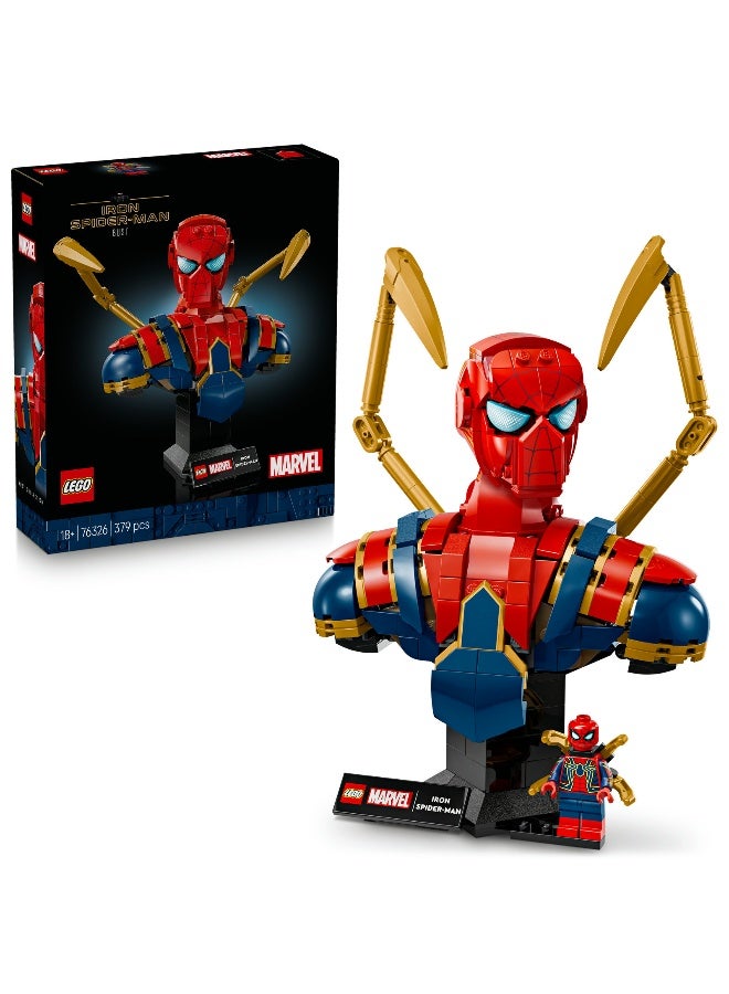 LEGO Marvel Iron Spider-Man Bust 76326 Collectible Toy Building Set - Image 1