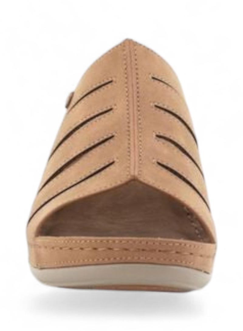 Bata Comfort Slip-On Wedge Sandal - Image 2