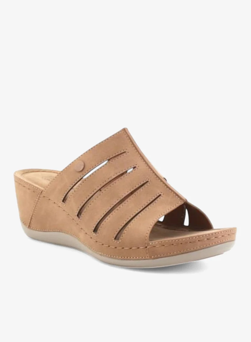 Bata Comfort Slip-On Wedge Sandal
