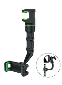 iends IENDS Rear view Mirror Car Holder with 360° Rotatable universal Fit, Anti Slip, 4 spot Adjustable, Flexible Arm, installed in Car seat, Kitchen, Bedroom etc Phone Holder  - Image 1