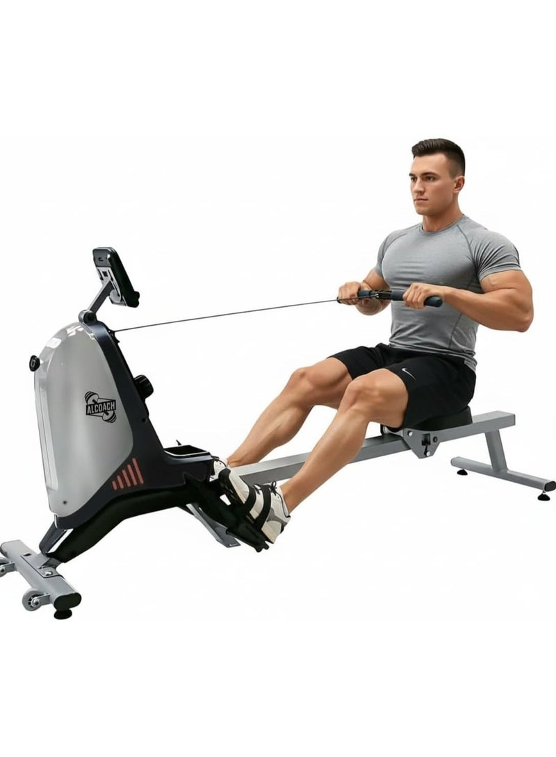 الكوتش جهاز تجديف رياضي منزلي (Rowing Machine)، ويُستخدم لتمارين الكارديو وتدريب الجسم بالكامل بطريقة فعّالة. - Image 1