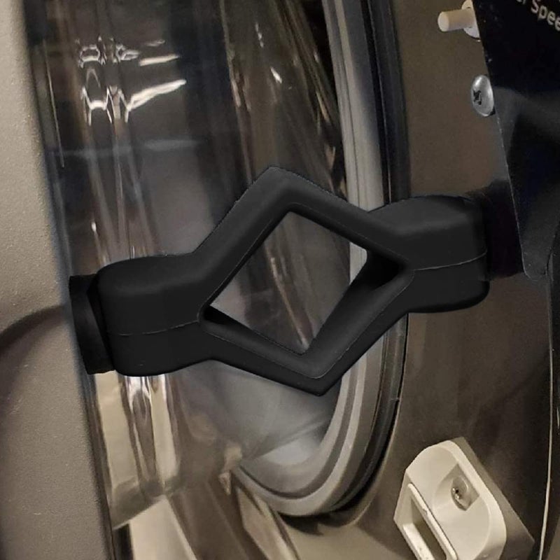 Jetcloud Washer Door Prop Removable Front Load Washing Machine Door Prop Avoid Holdy Moldy to Prevent Odors for Washing Machine Drying WasherBlack