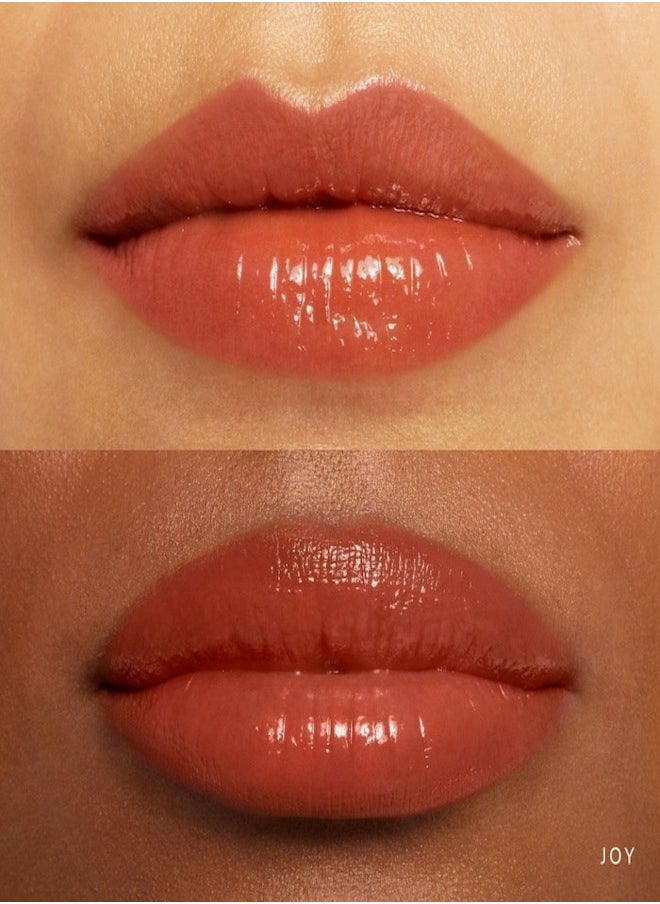 Rare Beauty "Rare Beauty by Selena Gomez Soft Pinch Tinted Lip Oil Stain - Joy (Muted Peach, 3ml) - Hydrating, Lightweight, and Long-Lasting Lip Tint with a Glossy Finish"  - Image 2