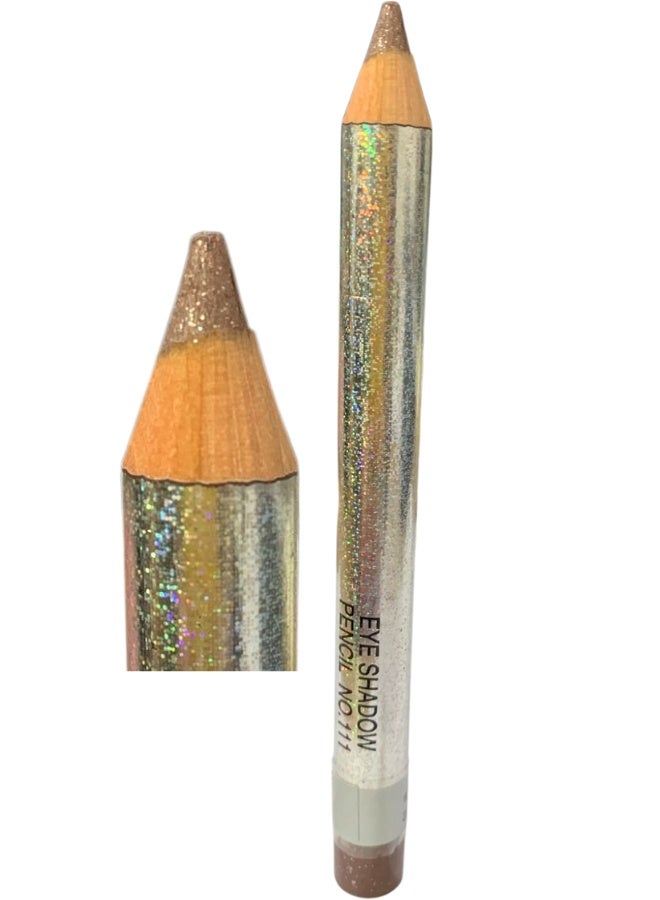 Shimmer Eyeshadow Pencil, Eye Pencil – Long-Lasting, Smudge-Proof, Creamy Texture, No: 111 - Image 1