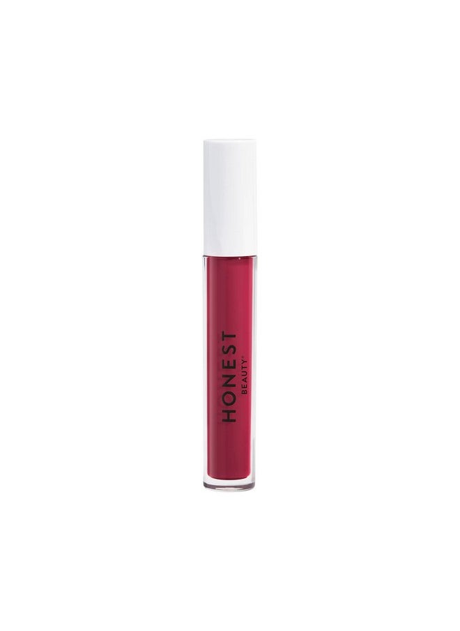 Honest Beauty Hydrating Liquid Lipstick With Hyaluronic Acid + Avocado Oil ; Ewg Verified Vegan + Cruelty Free ; Fearless .12 Fl Oz  - Image 2