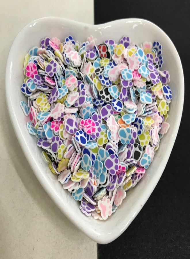 PrettyG 50g/Pack Paw Print Slices Supplies Polymer Soft Clay Fimo DIY Decoration for Resin Nail Art Slime Cake Dessert MX15 - Image 4