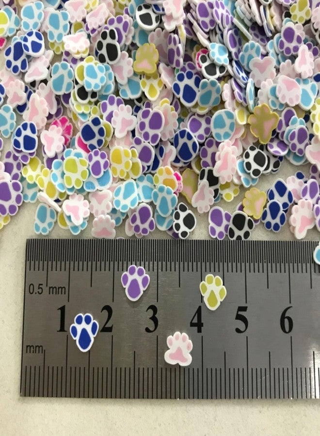 PrettyG 50g/Pack Paw Print Slices Supplies Polymer Soft Clay Fimo DIY Decoration for Resin Nail Art Slime Cake Dessert MX15 - Image 5