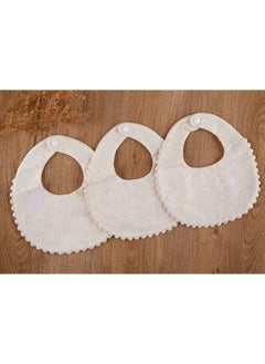 GZMM Baby Bib For Girls, Reversible Waterproof Handmade Natural Cotton Baby Drool Bib 0-12 months 2 Pack  - Image 2