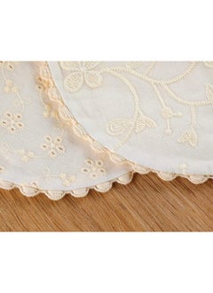 GZMM Baby Bib For Girls, Reversible Waterproof Handmade Natural Cotton Baby Drool Bib 0-12 months 2 Pack  - Image 5