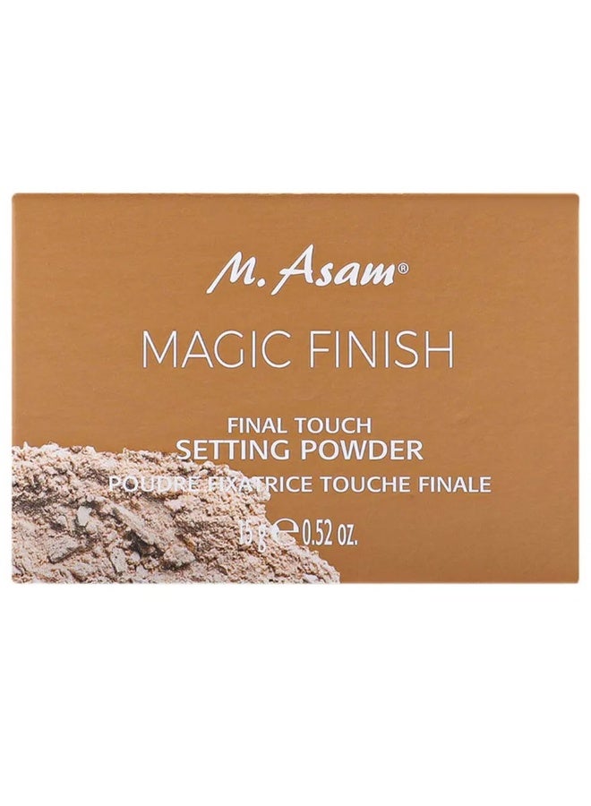 M.Asam M. Asam Magic Finish Final Touch Setting Powder 15g – Translucent Loose Face Powder for Blurring, Setting Makeup & Oil Control - Image 5