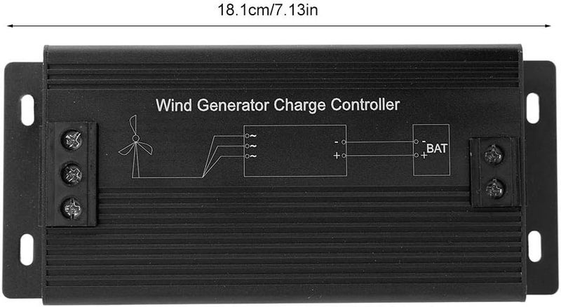 Wind Turbine Generator Charge Controller, 12V/24V/48V Auto Voltage Detection, 400W - 1000W Wind Charge Controller with Overcharge Overload Protection for Home Boat Street - Image 5