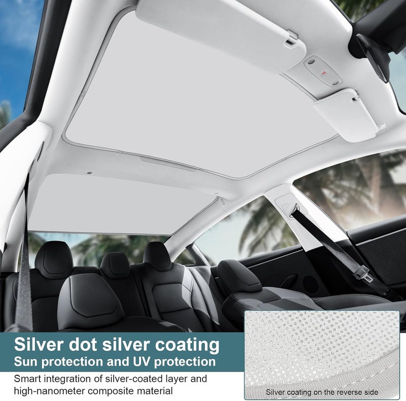KUNIST Roof Sunshades for Tesla Model 3 2024 - Image 5