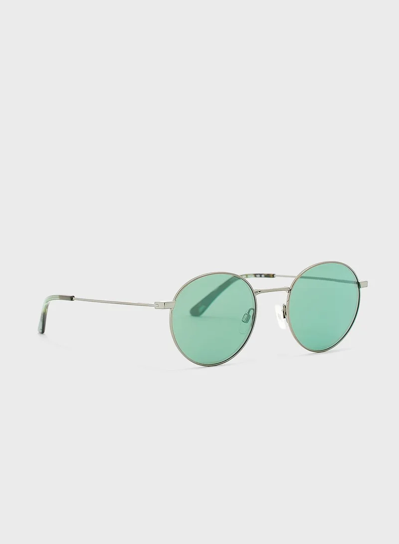 CALVIN KLEIN Aviator Sunglasses