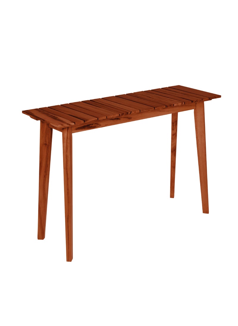 TRAMONTINA - Since 1911,Made in Brazil- Toscana Side Table in Brazilian Muiracatiara Wood With Eco Clear Finish - Image 1