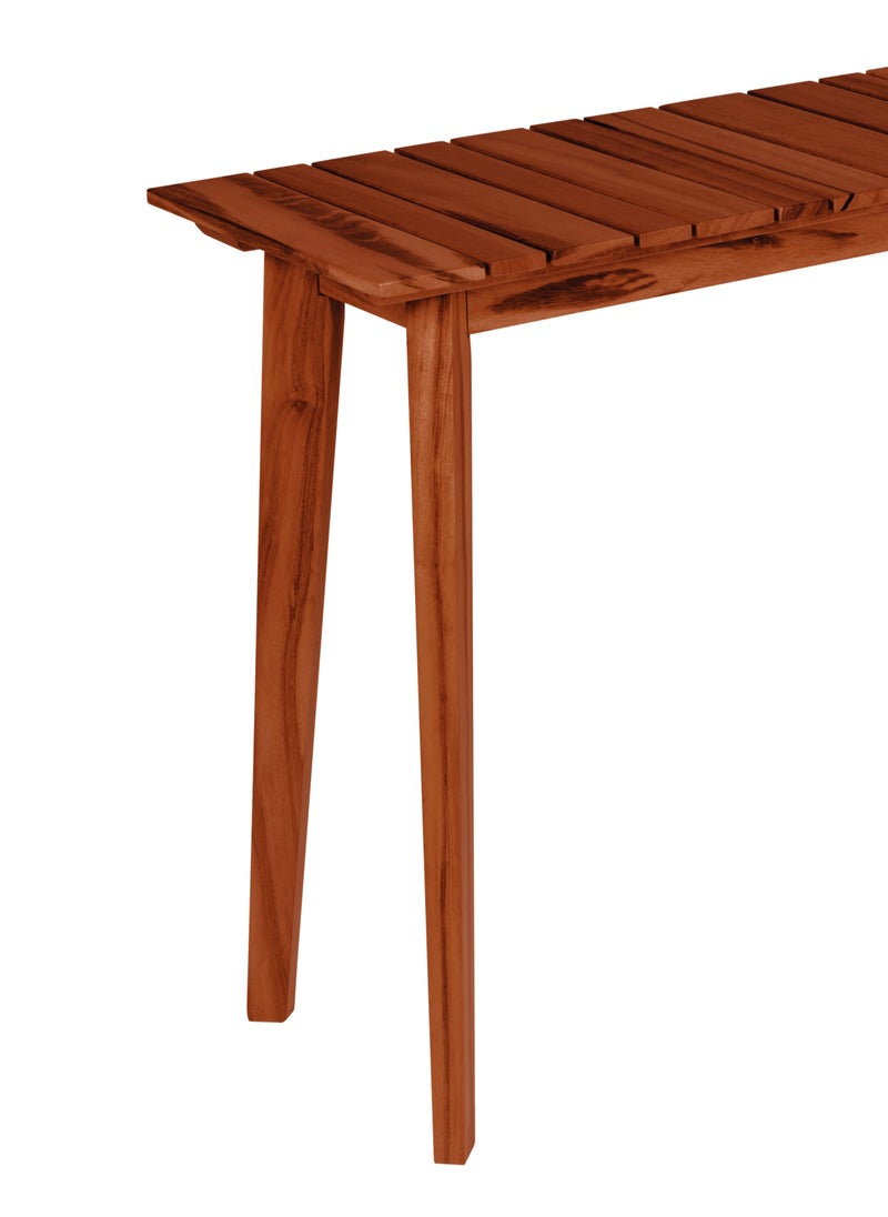 TRAMONTINA - Since 1911,Made in Brazil- Toscana Side Table in Brazilian Muiracatiara Wood With Eco Clear Finish - Image 1