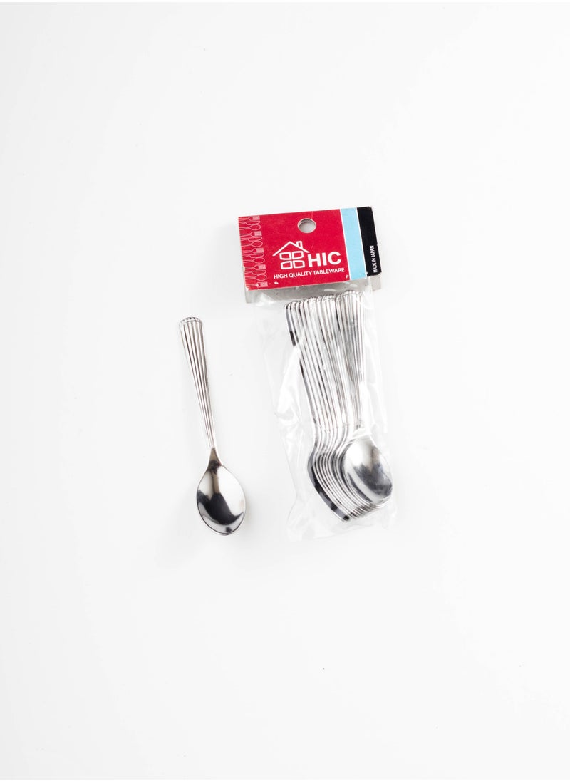 Hic Japanese steel tea spoons 12 pieces 