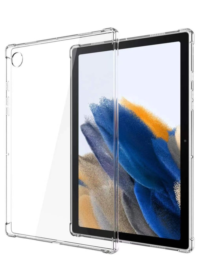 ELTRAZONE Clear Case for Samsung Galaxy Tab A8 10.5 Inch 2022 (-X200/X205/X207), Shockproof Silicon Protective Skin Case/ Slim Back Cover Shell - Image 3