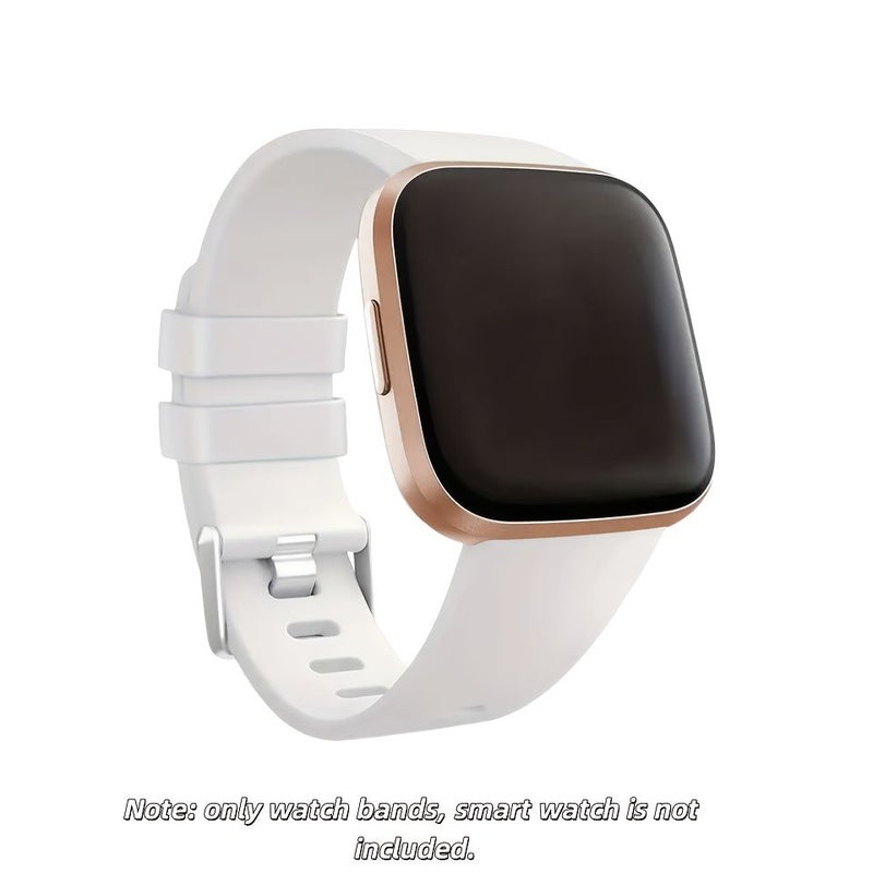 Compatible Watch Band For Fitbit Versa 2 Lite White Replacement Strap - Image 3