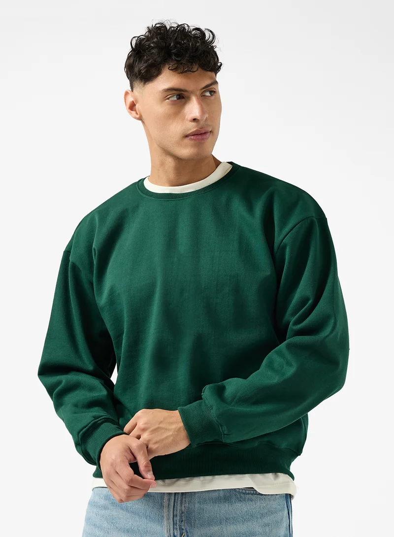 سفنتي فايف بيسيكس Oversized Basic Sweatshirt