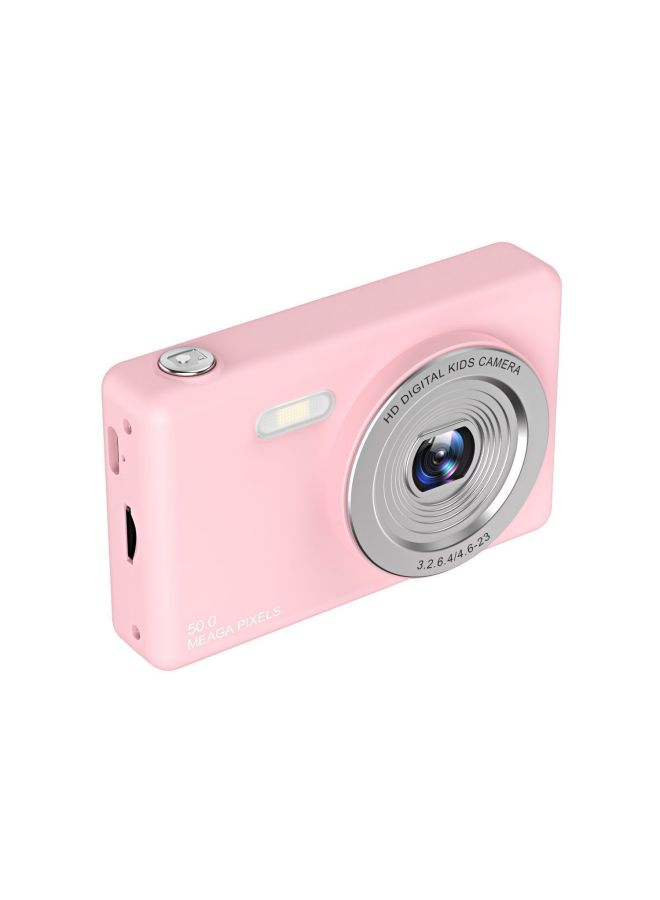 Dual-camera HD Pixel Ccd Digital Camera Self-timer Vlog Small Card Machine Student Campus Introduction To Mobile Phone-Body Color: Xx*6 Shy Powder - No Memory Card/cannot Shoot - Image 1