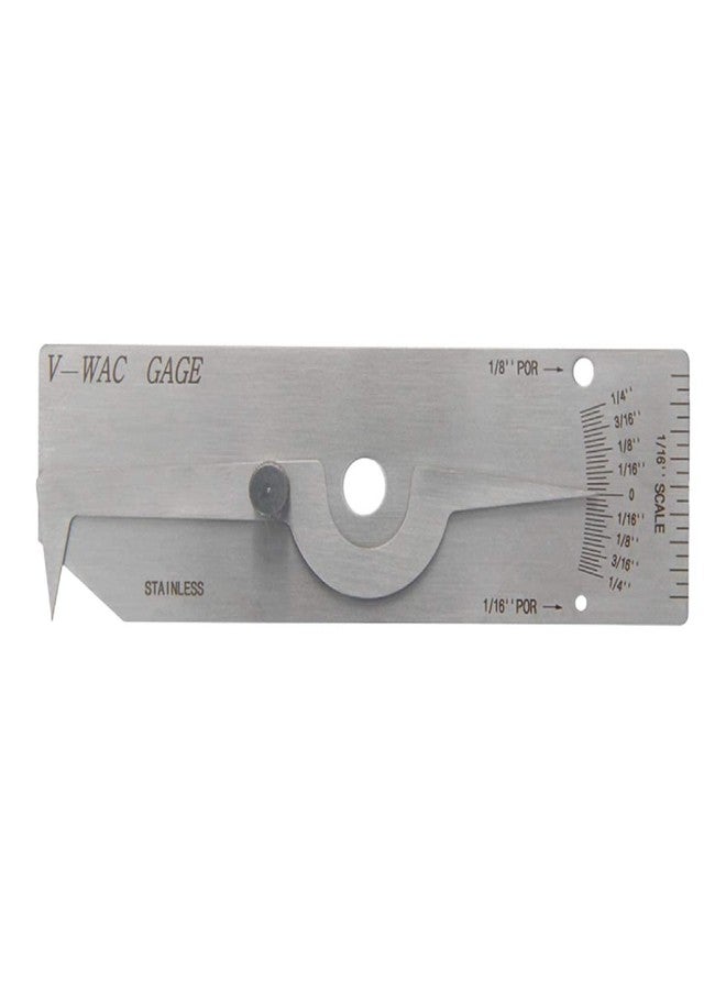Utoolmart V-wac Welding Gauge 0-1/4 inches Stainless Steel Welding Inspection Tools - Image 1