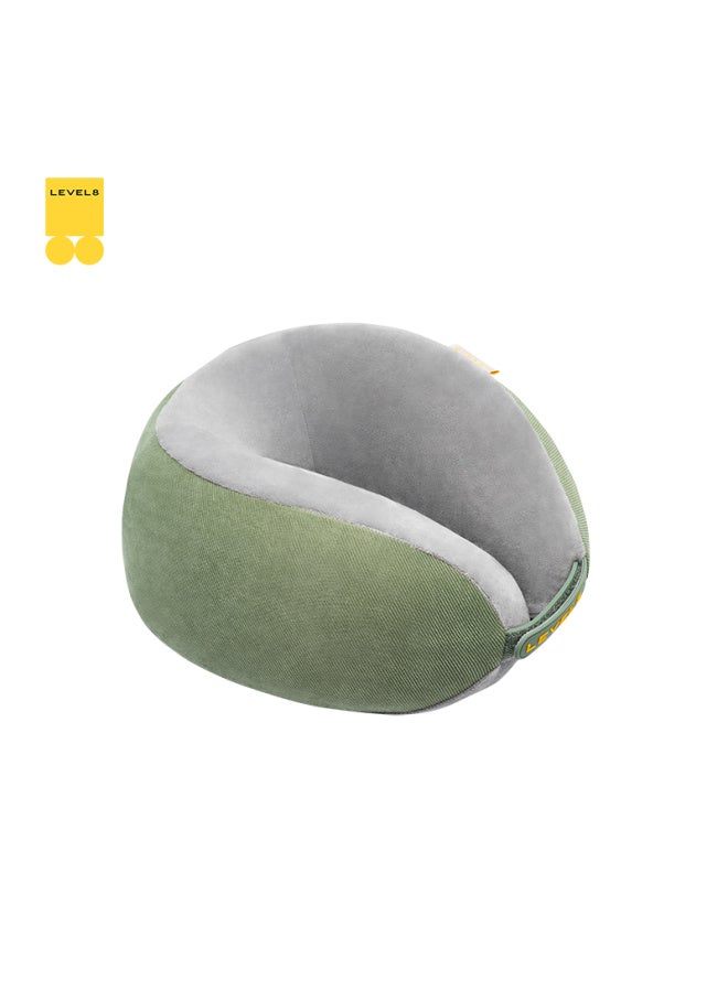 Level8 Horizon 8 Multifunctional U-shaped Neck Pillow, Office Nap Business Portable Travel Float Cloud Roll Series Neck Support Pillow, Sea Cypress Green - Image 4