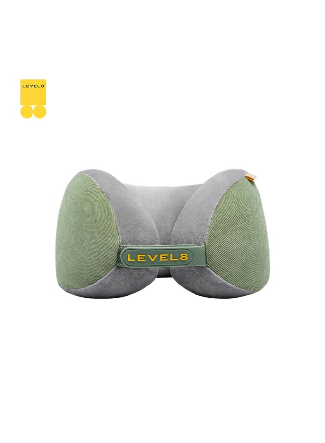 Level8 Horizon 8 Multifunctional U-shaped Neck Pillow, Office Nap Business Portable Travel Float Cloud Roll Series Neck Support Pillow, Sea Cypress Green - Image 2