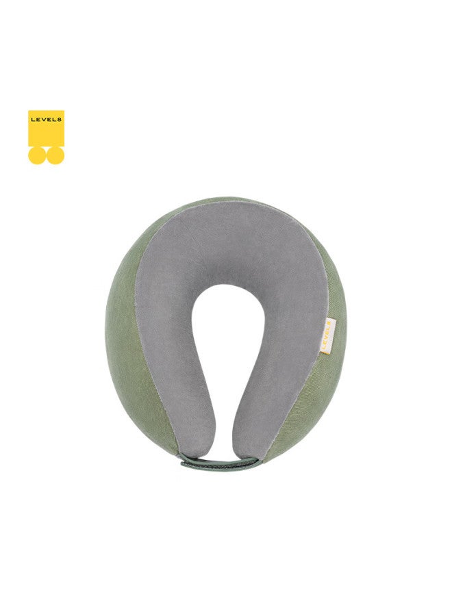 Level8 Horizon 8 Multifunctional U-shaped Neck Pillow, Office Nap Business Portable Travel Float Cloud Roll Series Neck Support Pillow, Sea Cypress Green - Image 3