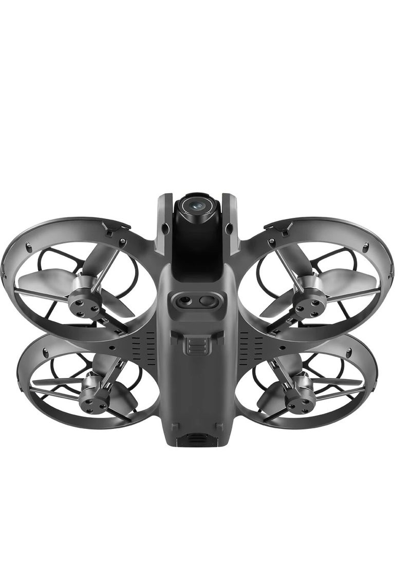 WiFi FPV Drone with LCD Screen Controller – Dual HD Camera, Brushless Motors, Obstacle Avoidance, Optical Flow Hover, Auto Path Flight, Circle Protection, LED Lights, Altitude Hold, 360° Flip – RC Quadcopter Toy for Kids & Beginners