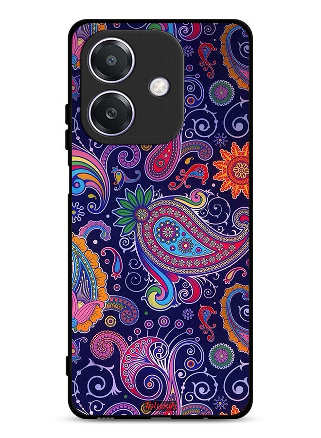 Tolwak Oppo A3x 5G Protective Case Cover Mandala Art Pattern - Image 1