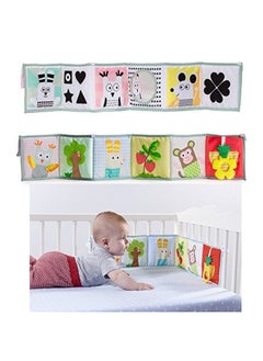 Generic Baby Double-sided Black And White Color Bedside Book Bedside Hanging Color Cognition-Color:Lion  - Image 2