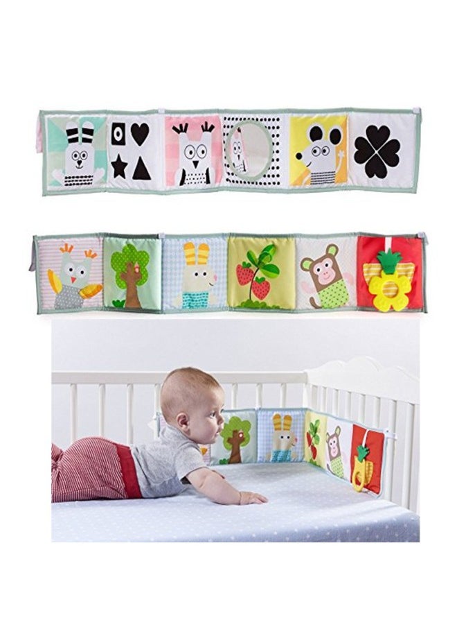 Generic - Baby Double-sided Black And White Color Bedside Book Bedside Hanging Color Cognition-Color:Lion - Image 1
