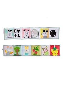 Generic Baby Double-sided Black And White Color Bedside Book Bedside Hanging Color Cognition-Color:Lion  - Image 3