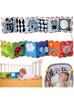 Generic Baby Double-sided Black And White Color Bedside Book Bedside Hanging Color Cognition-Color:Lion  - Image 5