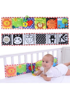 Generic Baby Double-sided Black And White Color Bedside Book Bedside Hanging Color Cognition-Color:Lion  - Image 1