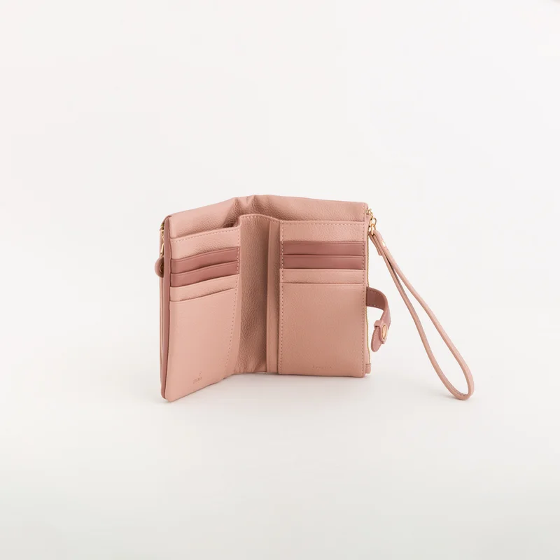 كاربيزا Women's Leather Wallet Azalea Wallet V1 Powder