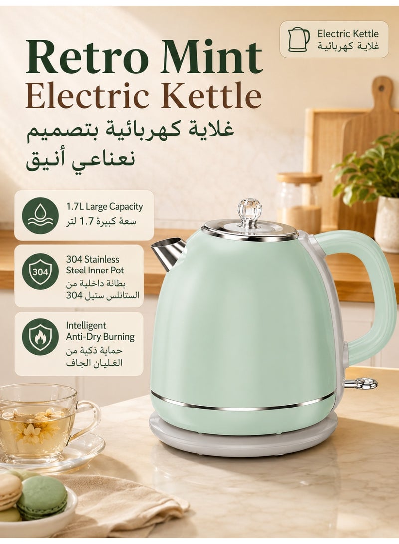 Three sheep Kettle with Boil Dry Protection, Detachable Power Base, Auto Shut Off, Fast Boil & Easy to Clean and Ideal for Hot Water, Tea or Coffee 1.7L - Image 1