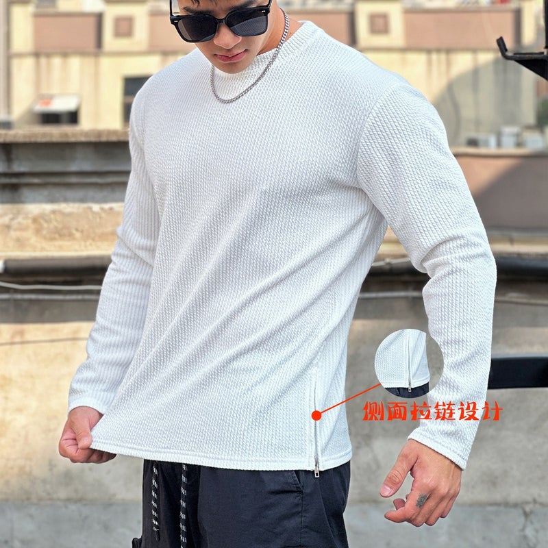 Men's Round Neck Oversized Snake Pattern Sweatshirt 2023 New - Image 1