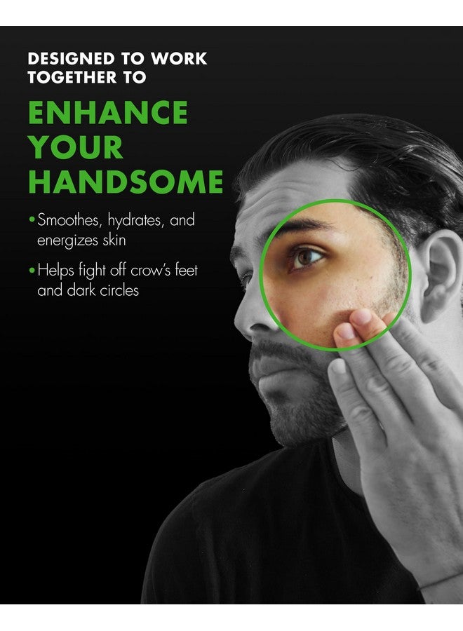 Tiege Hanley Mens Skin Care Set, Advanced Skin Care Routine for Men (System Level 2) - Face Wash Kit for Fines Lines - Men's Skincare Set Includes Face Wash, Facial Scrub, Moisturizer, & Eye Cream - Image 3