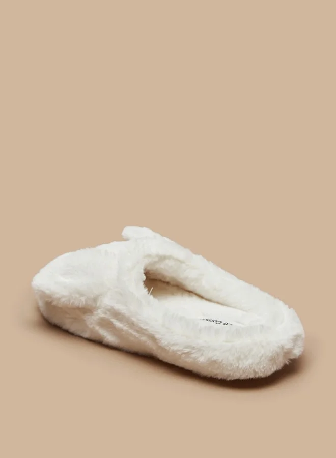 Le Confort Women's Ear Applique Detail Bedroom Slides