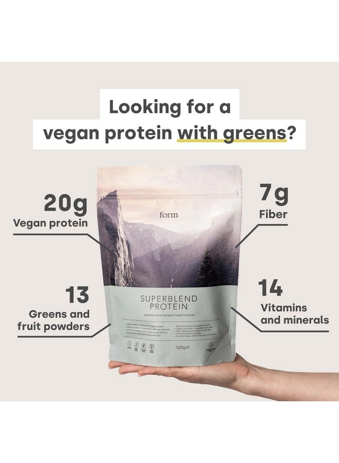 Form  Superblend Protein - Vegan Protein Powder With Superfoods, Vitamins And Minerals (Chocolate Peanut) - Image 2