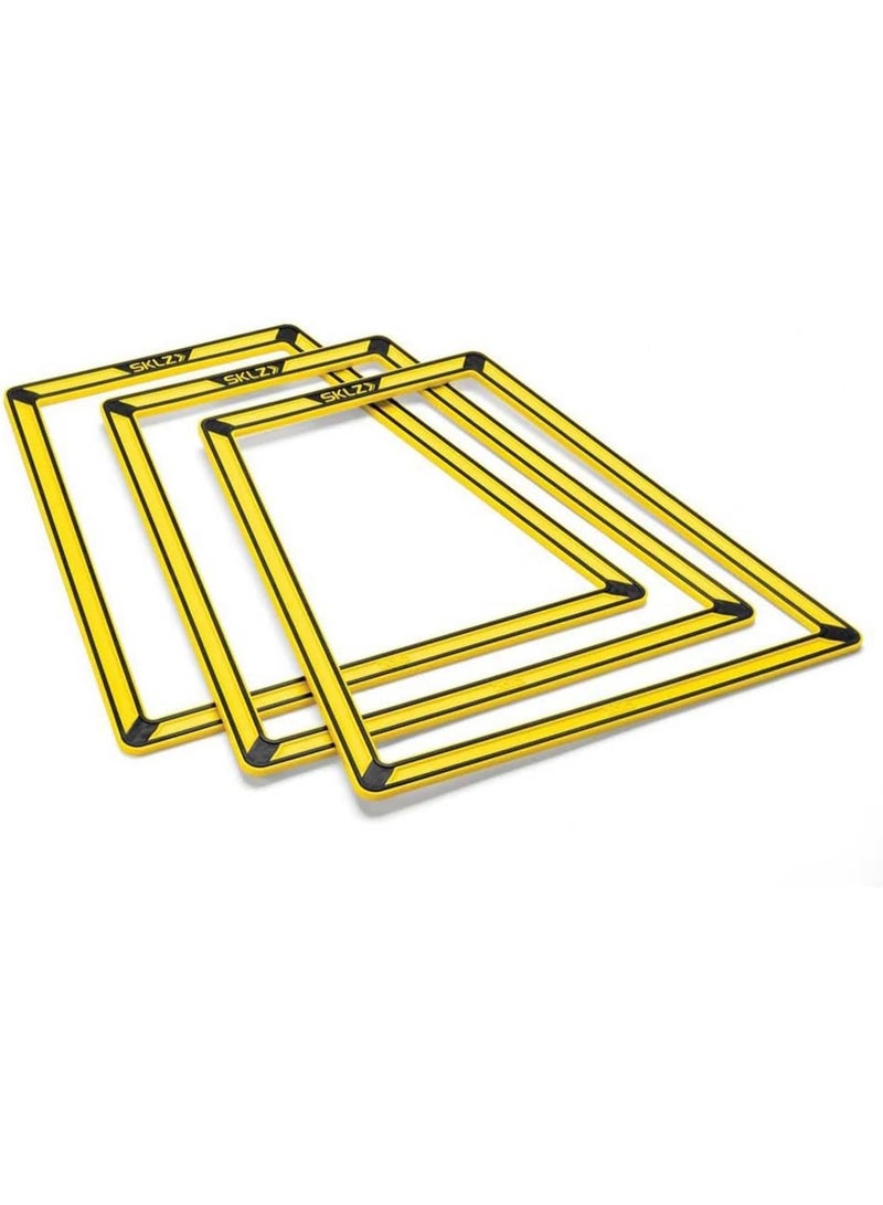 أس كيه أل زي مدرب Agility Trainer Pro Trapezoid لتدريبات الرشاقة لأنماط السلم متعددة الاتجاهات - Image 1