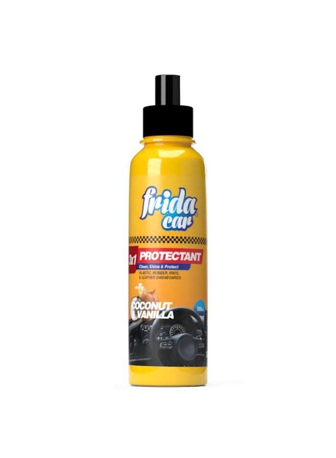 واقي سيارة 3 في 1، برائحة جوز الهند والفانيليا - 300 مل